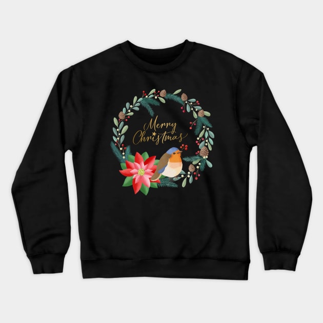 Merry Christmas Crewneck Sweatshirt by CalliLetters